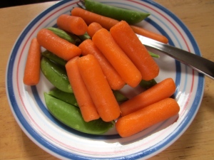 Carrots and Snap Peas